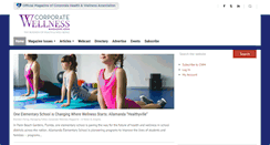 Desktop Screenshot of corporatewellnessmagazine.com